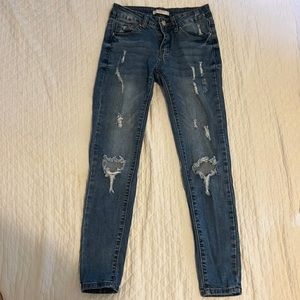 Forever 21 distressed jeans